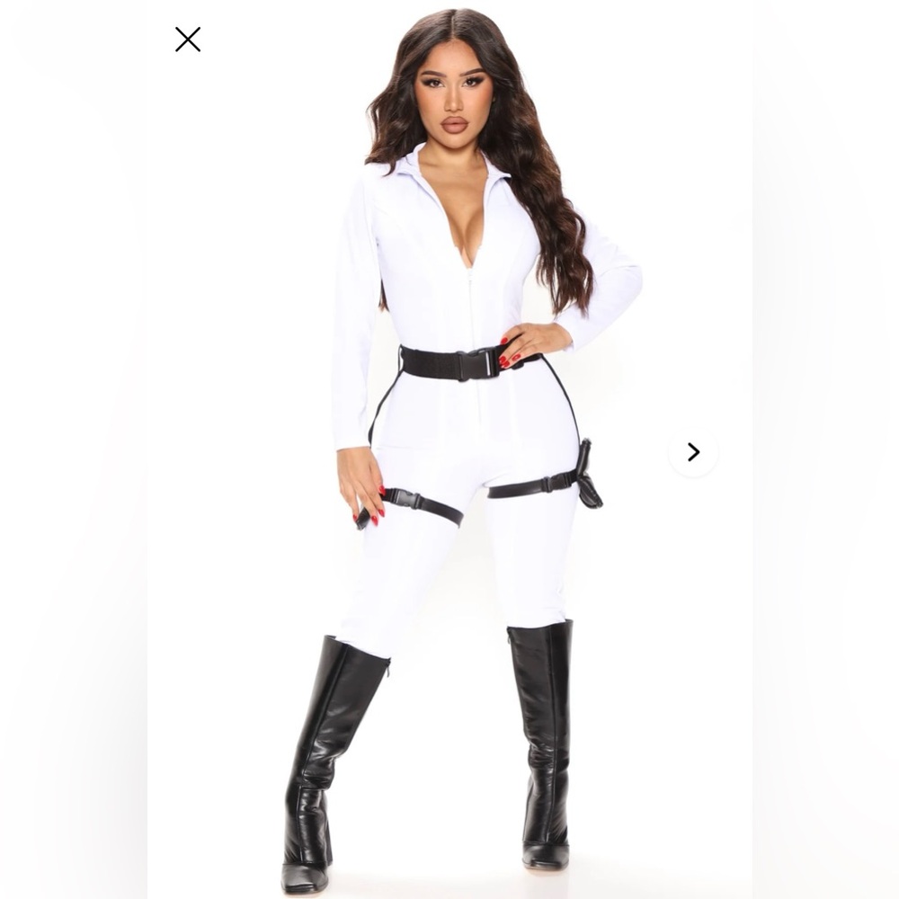 Fashion Nova On A Special Mission 2 Piece Costume Set